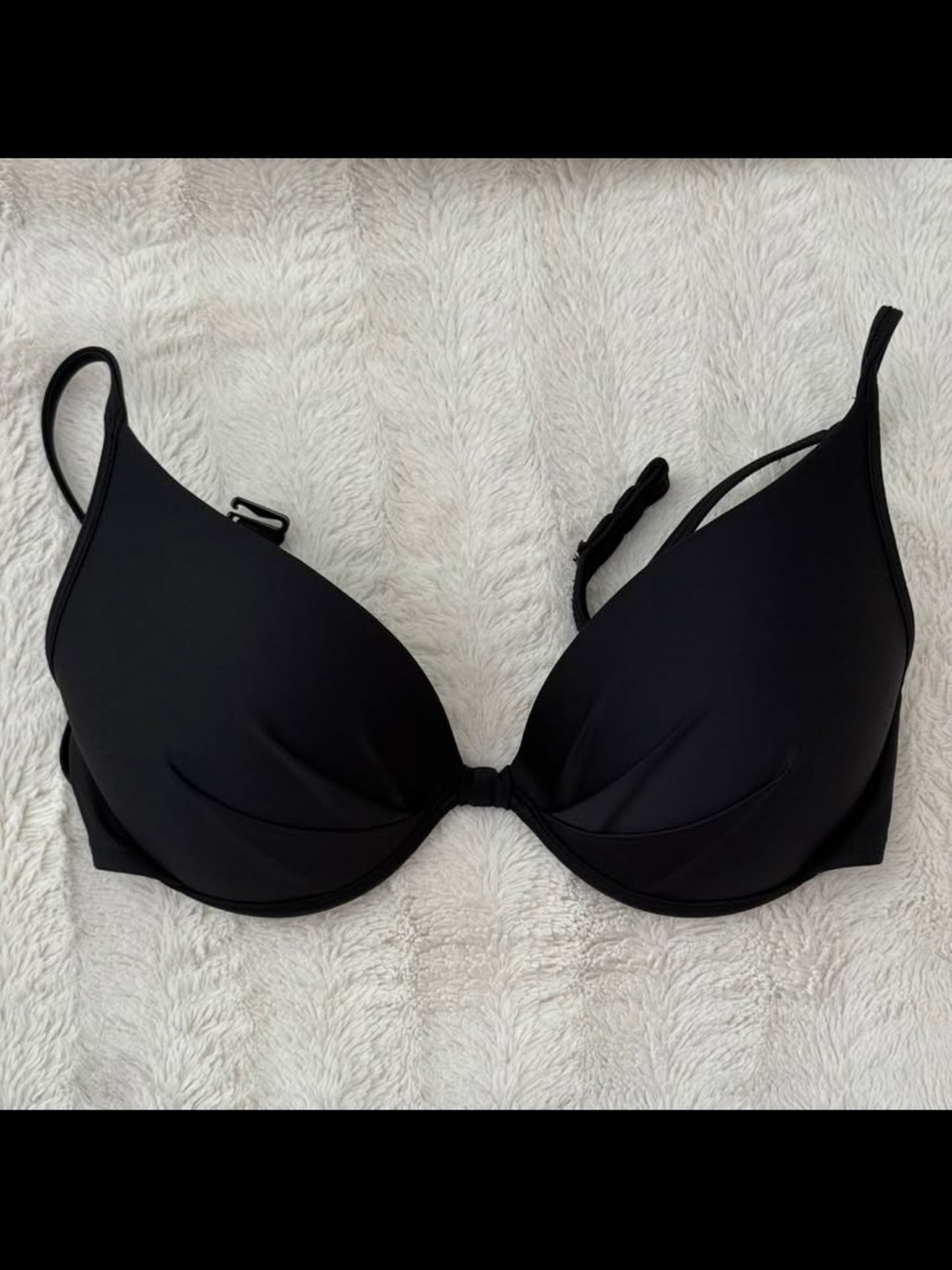 Body Glove Black Padded Push-Up Bikini Top - SIZE MEDIUM